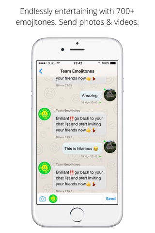 Emojitones Messenger: EMOJI with SOUND screenshot 3
