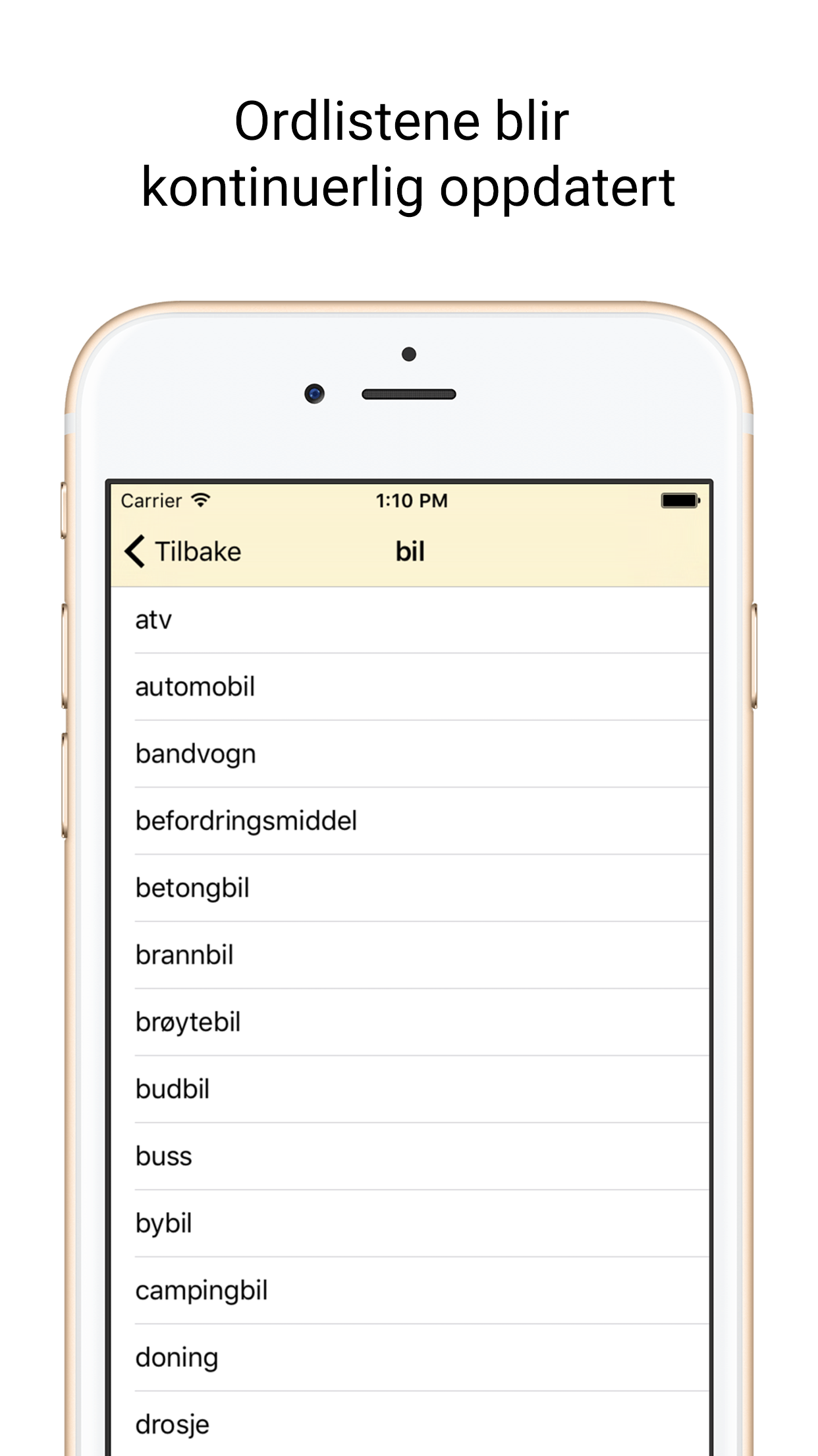 Synonymordboka screenshot 3