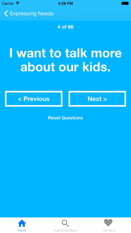 Expressing Needs