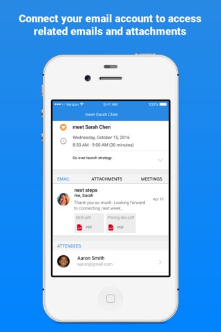 Meet Calendar - Supercharged meetings. screenshot 3