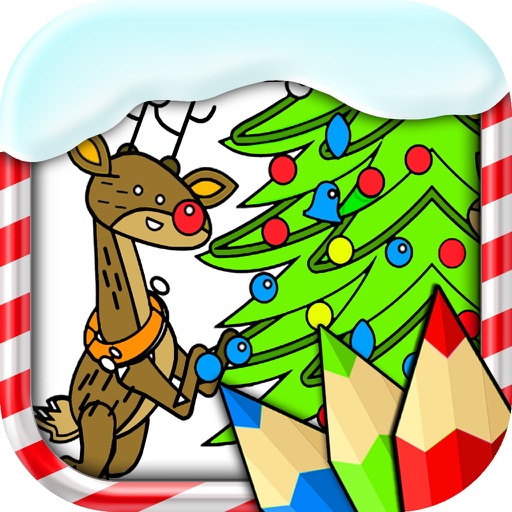 Christmas Colorfly – Free Color.ing Book for Kids Icon