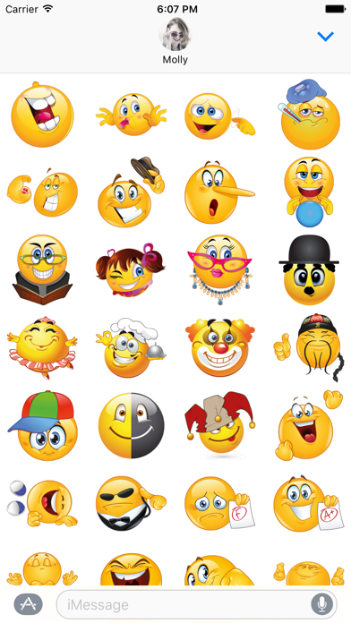 How to cancel & delete Funny Emojis for iMessage - Simply Hilarious from iphone & ipad 2