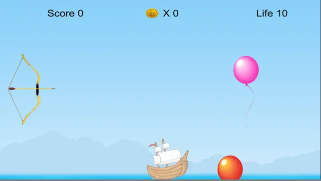 Balloon Hit HD, game for IOS