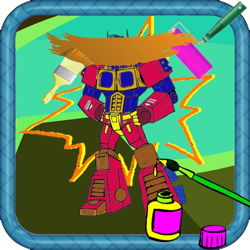 Colors For Kids Game Optimus Prime Version icon