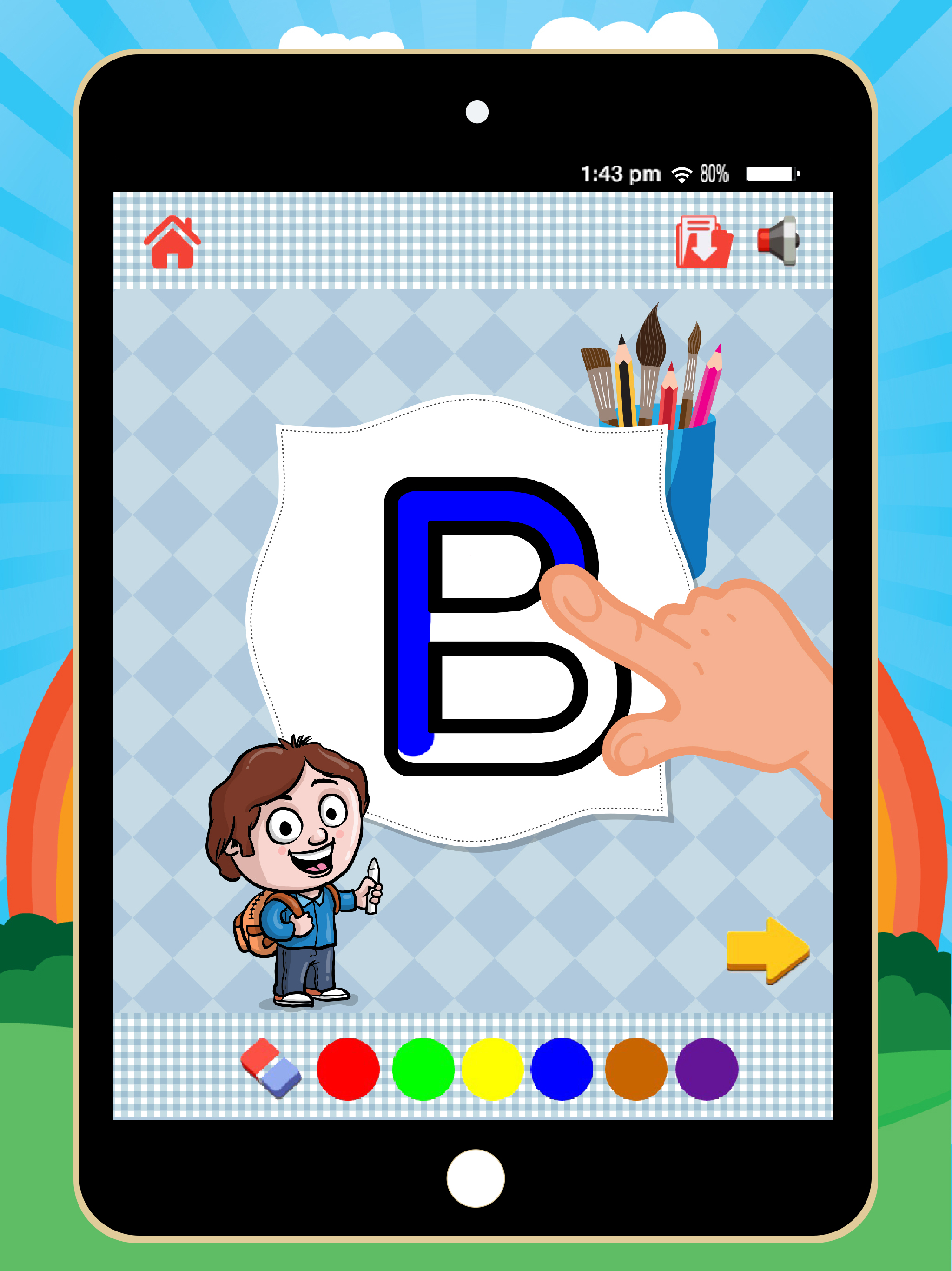 ABC Tracer - 123 Number, Shapes tracing & Drawing
