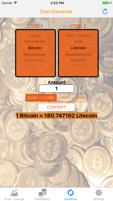 Screenshot #3 pour Coin Rates - Bitcoin Converter
