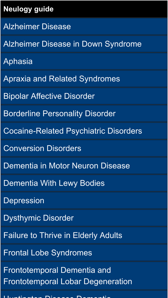 neurology guide - 1.2 - (iOS)