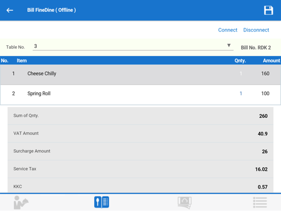 QUICK POS SAPPHIRE IT iPad screenshot