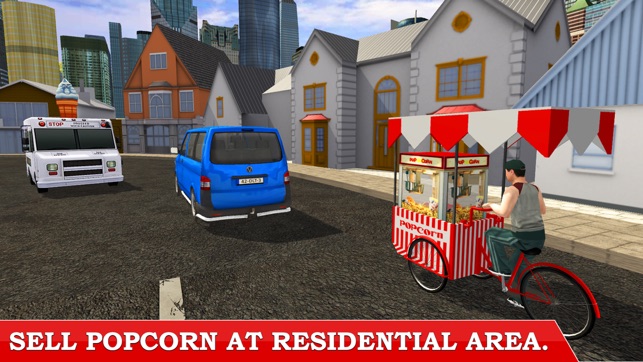 爆米花小販3D模擬 - 城市送貨員(圖2)-速報App