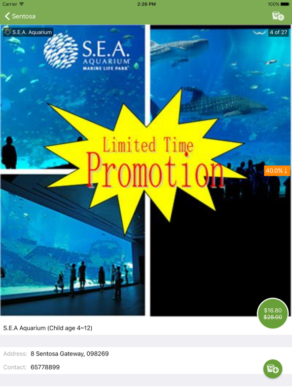 Screenshot #5 pour Singapore Attractions Tickets Discount