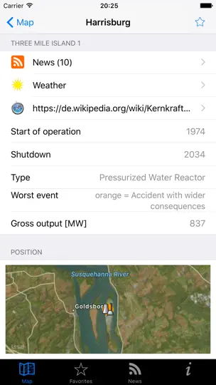 Captura de pantalla de Nuclear Power Plants - Atomkraft en iPhone 2