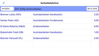 Screenshot #3 pour SORBA Arbeitszeit