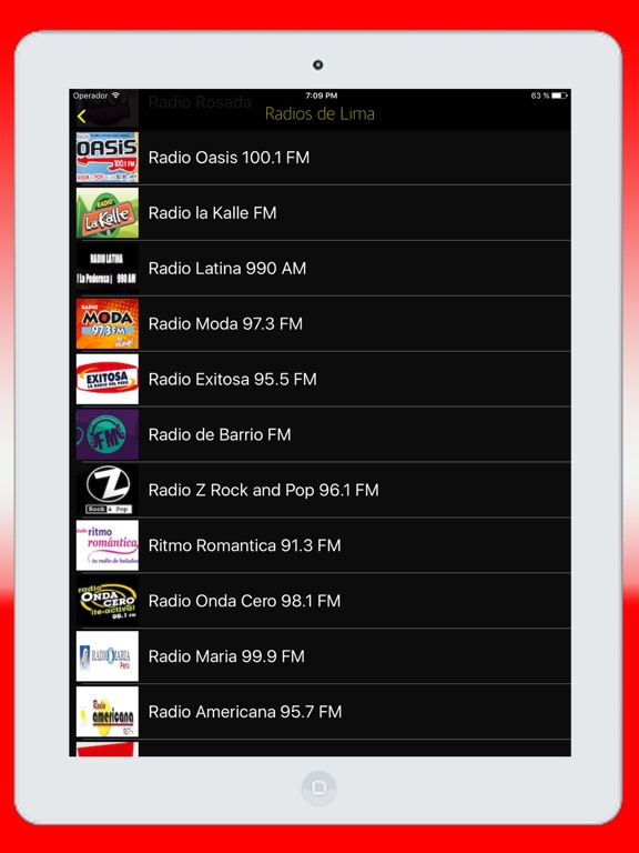 Screenshot #4 pour Radios de Perú Online FM & AM - Emisoras Peruanas