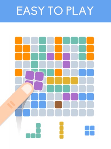 16 Grid: Squares Block Puzzle & Hexa Bricks Gameのおすすめ画像1