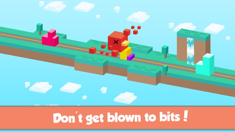 Blocky Tiny duck- Endless bouncy escape and sprint from The crossy City