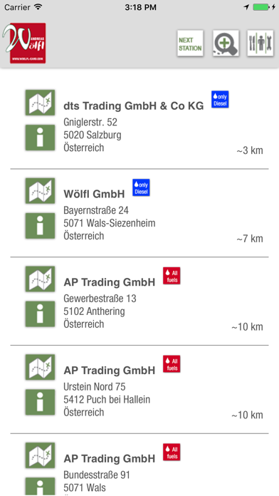 Screenshot #1 pour TankstellenFinder
