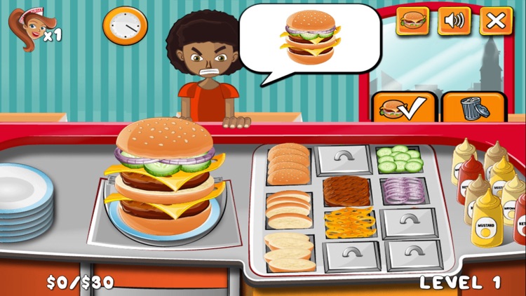 Burger Shop Make Yummy Burger