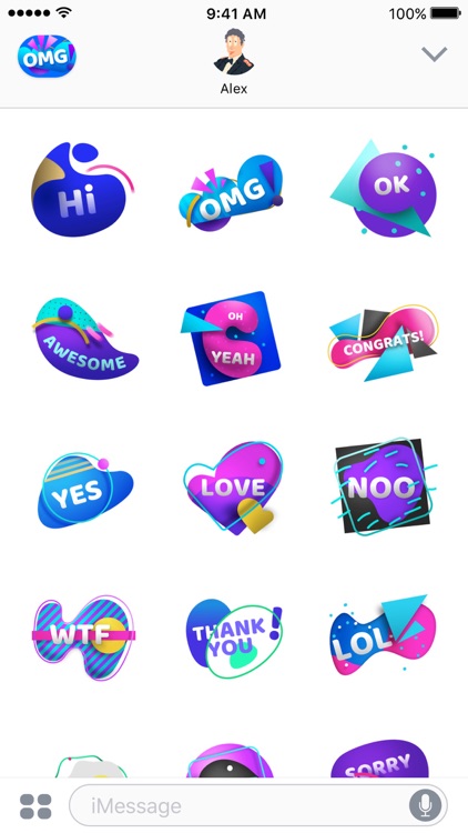 OMG Animated Stickers