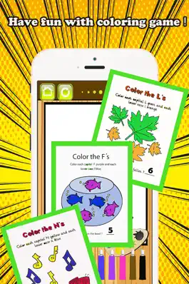 Game screenshot ABC Coloring Book Count & Learn numbers kids games hack