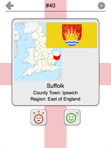 Counties of England Quizのおすすめ画像4