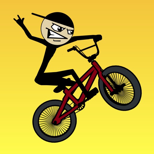Stickman BMX Free icon