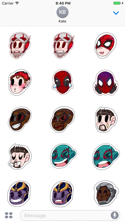 Heroes and Villains Stickers screenshot-3