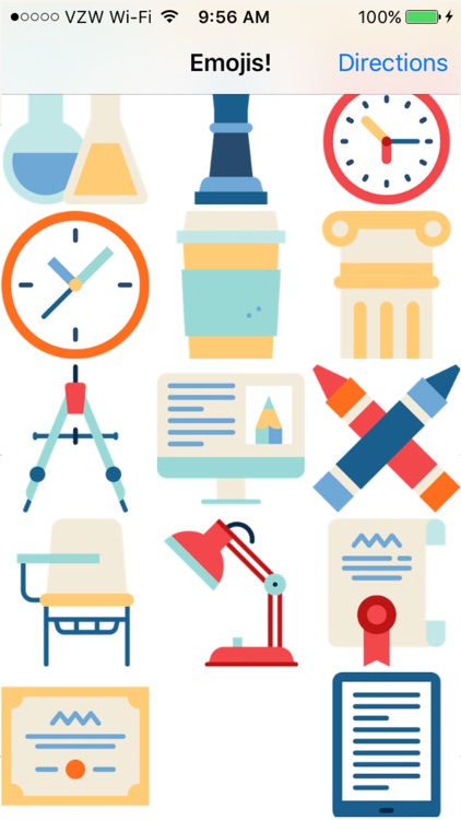 School Emoji Stickers For Text Messages