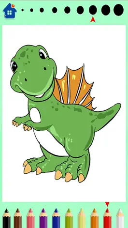 Game screenshot Dinosaur Coloring Book - Dino Finger Paint mod apk