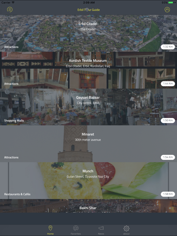 Erbil Tour Guide iPad screenshot 1 - Travel app