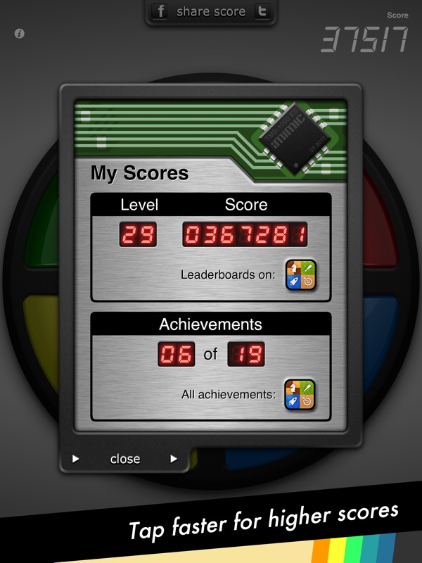 iMimic: 80's Vintage Electronic Memory Game screenshot 9