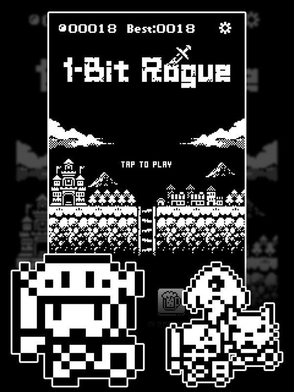 1-Bit Rogue: A dungeon crawler RPG! screenshot 4