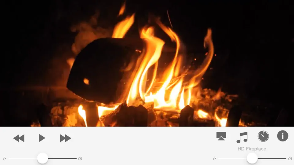 Screenshot von Das Ultimative Kaminfeuer In HD Für Apple TV auf dem iPhone 3