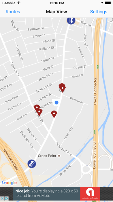 Screenshot 1 of LRTA Bus Tracker App