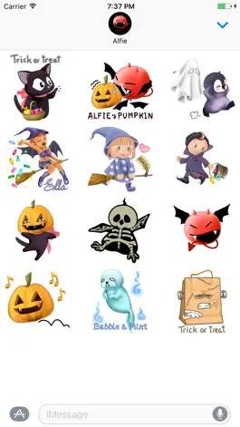 Game screenshot Halloween Stickers Free Samples for Text Messages apk