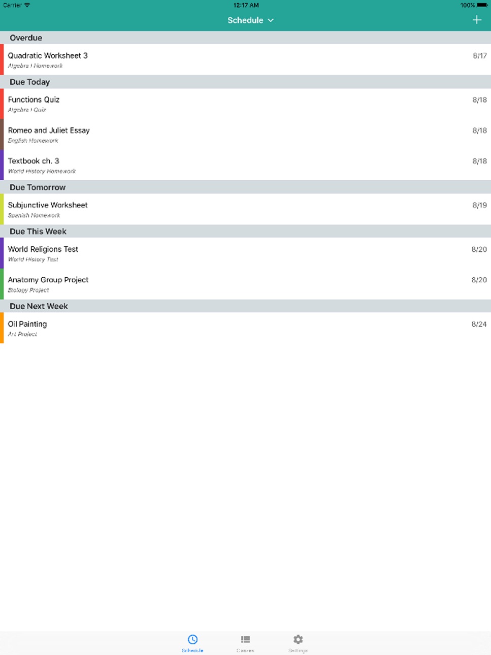 iPad screenshot