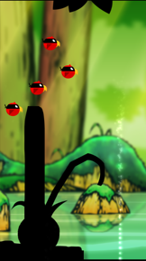 Bird Land - Fly keep candy and spawn bad world screenshot