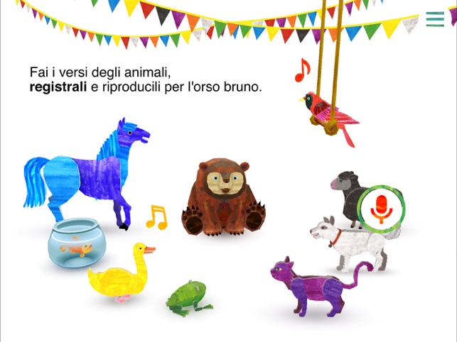 L'orso bruno e la parata di animali di Eric Carle su App Store