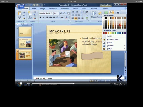 Video Training for Powerpoint 2007 screenshot 4