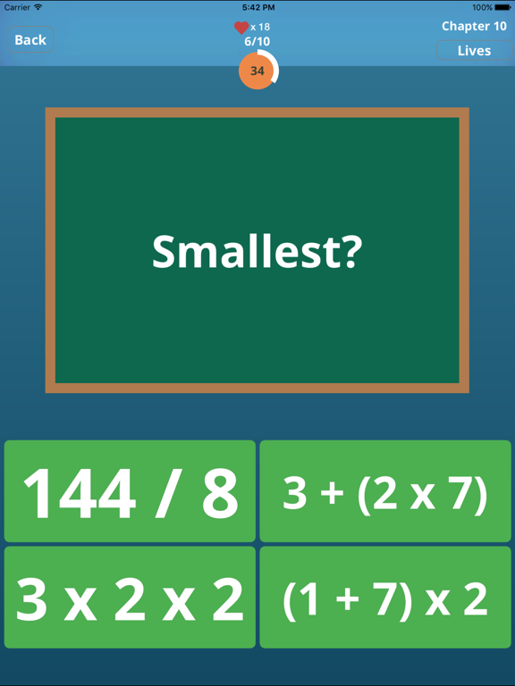 Math Test Free - Math King iPad screenshot