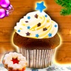 Weihnachts-Muffins Cupcakes Backen Weihnachten