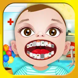 Baby Doctor Dentist Salon Games for Kids Free app icon