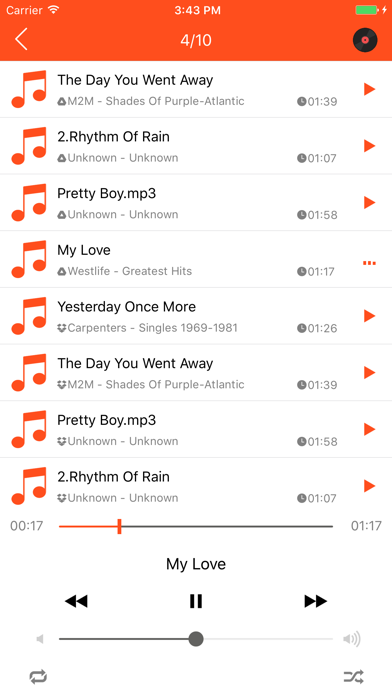 Music Cloud - Songs Player for GoogleDrive,Dropboxのおすすめ画像3