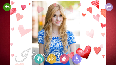 Screenshot #2 pour I Love You Photo Frame