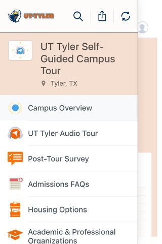 UT Tyler Virtual Tour screenshot 2