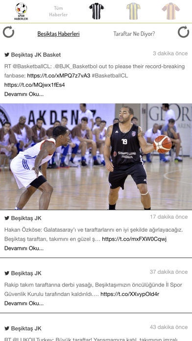 Screenshot #2 pour Spor Haberleri - Üç Büyükler ile ilgili haberler