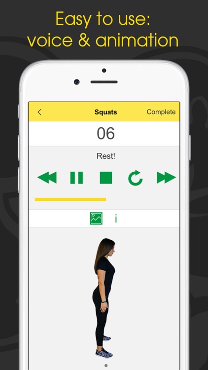 Home workout - 7 minute workout training challenge