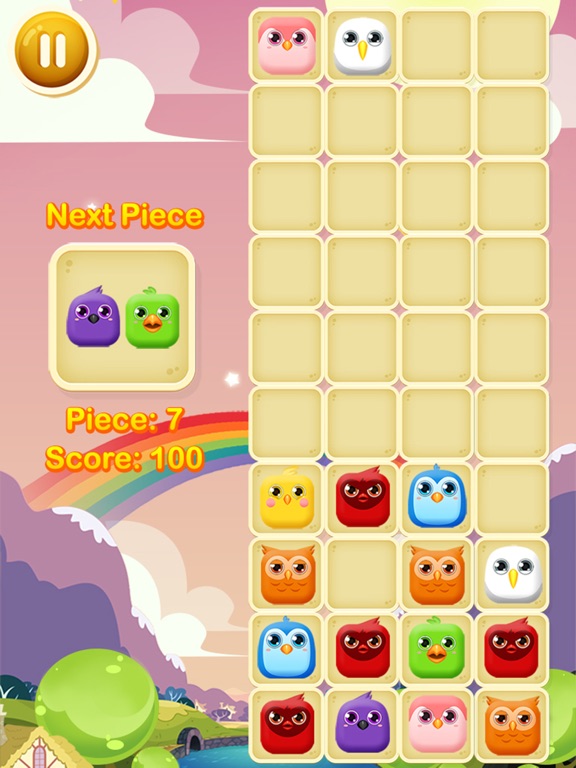 Screenshot #6 pour Brick Birds - Drop & Pop