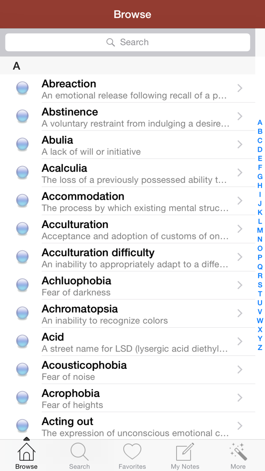 1,021 Psych Terms and Terminologies Dictionary - 11.0 - (iOS)