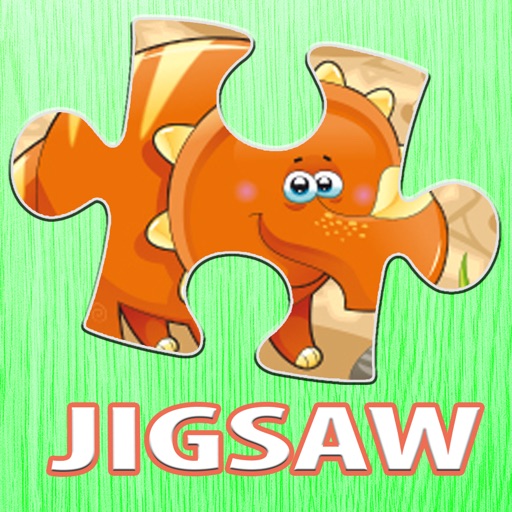 Dinosaur Puzzle for Kids Cartoon Dino Jigsaw Games iOS App