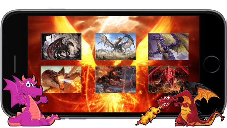 Dragon Jigsaw Puzzles Games for Kids and Toddlers